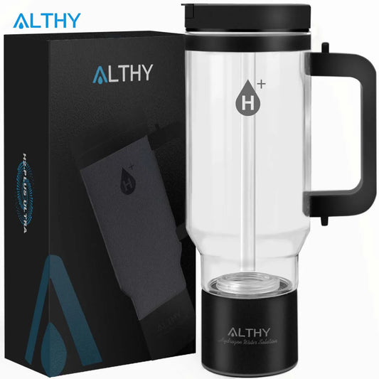 Buy ALTHY H2-PLUS ULTRA Hydrogen Water Bottle – Front View of 1000ml Capacity